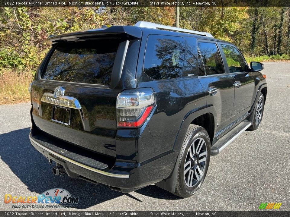 Midnight Black Metallic 2022 Toyota 4Runner Limited 4x4 Photo #6