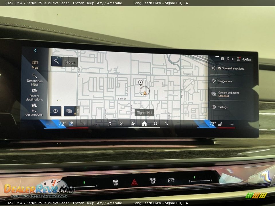 Navigation of 2024 BMW 7 Series 750e xDrive Sedan Photo #18