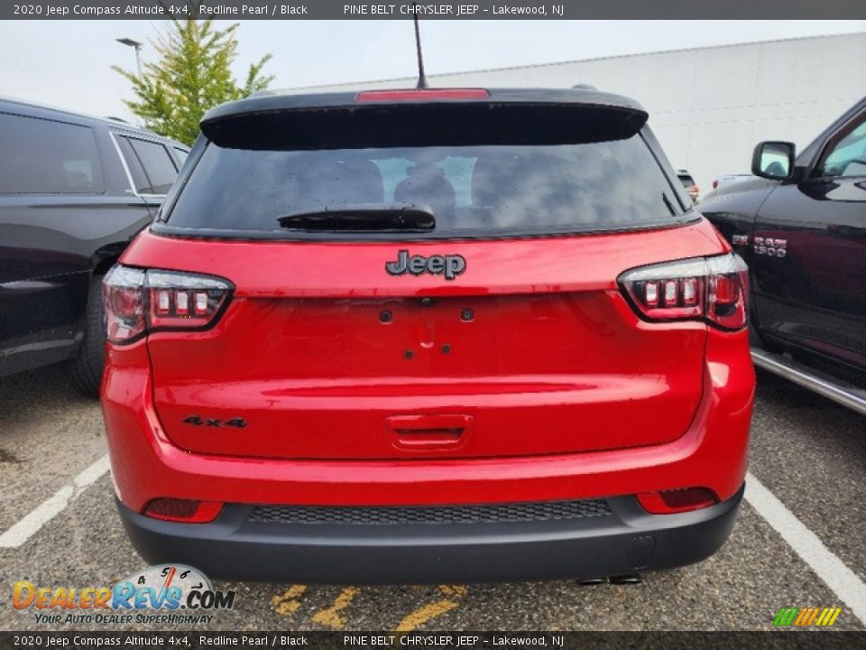 2020 Jeep Compass Altitude 4x4 Redline Pearl / Black Photo #4