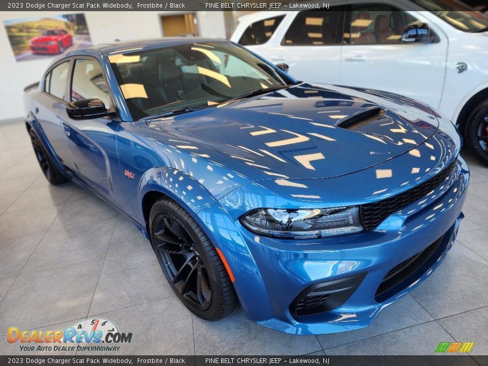 2023 Dodge Charger Scat Pack Widebody Frostbite / Black Photo #12