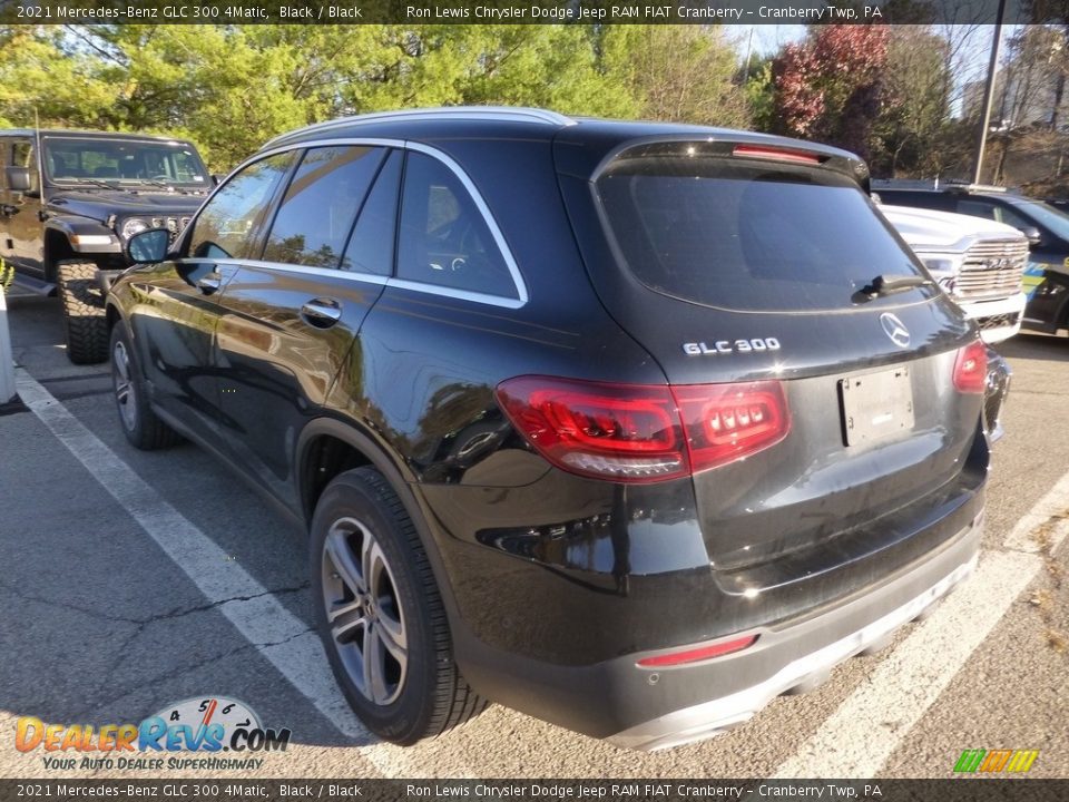 2021 Mercedes-Benz GLC 300 4Matic Black / Black Photo #2