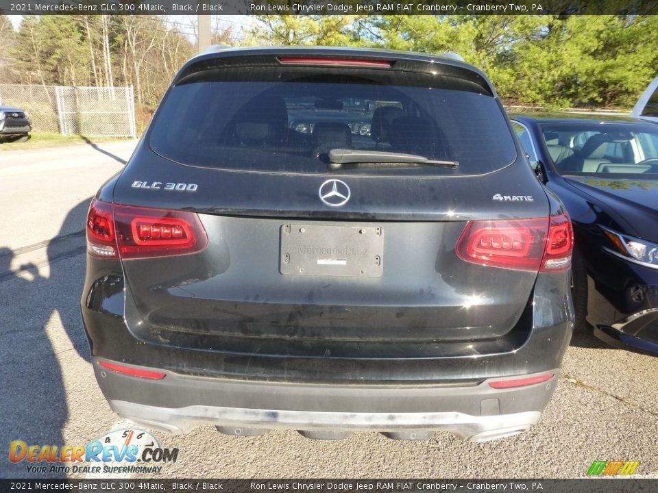 2021 Mercedes-Benz GLC 300 4Matic Black / Black Photo #3