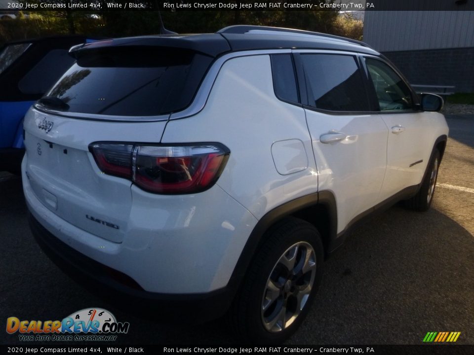 2020 Jeep Compass Limted 4x4 White / Black Photo #3