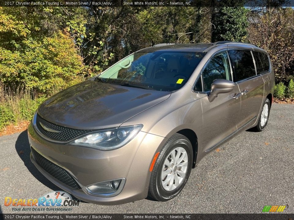 2017 Chrysler Pacifica Touring L Molten Silver / Black/Alloy Photo #2