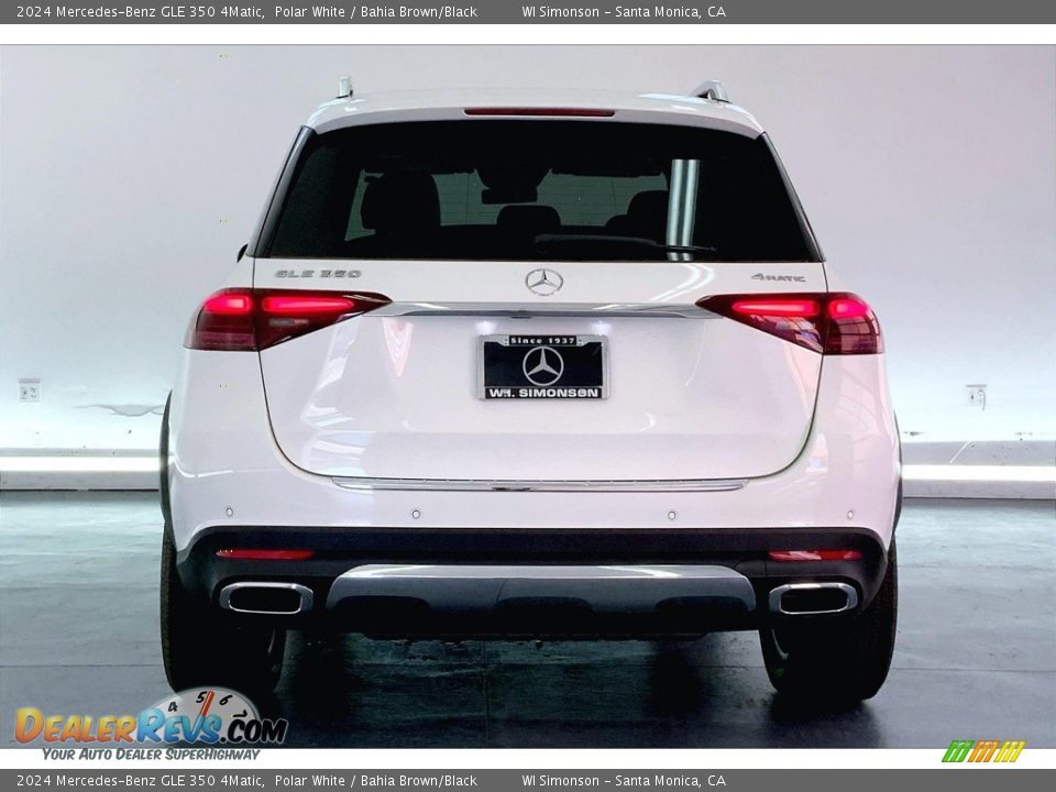 2024 Mercedes-Benz GLE 350 4Matic Polar White / Bahia Brown/Black Photo #3