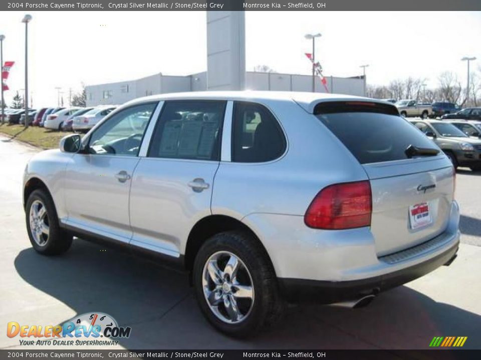 2004 Porsche Cayenne Tiptronic Crystal Silver Metallic / Stone/Steel Grey Photo #7