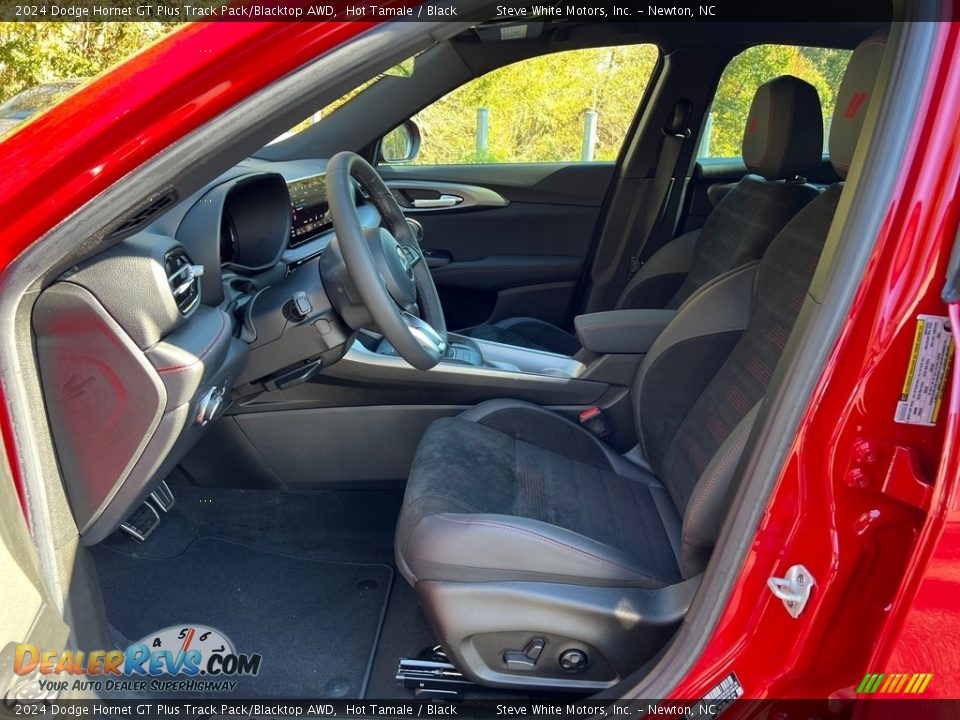 Front Seat of 2024 Dodge Hornet GT Plus Track Pack/Blacktop AWD Photo #11