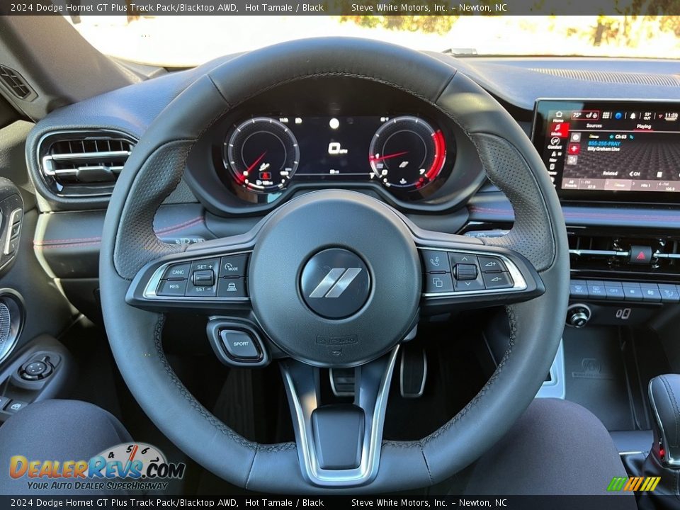 2024 Dodge Hornet GT Plus Track Pack/Blacktop AWD Steering Wheel Photo #17