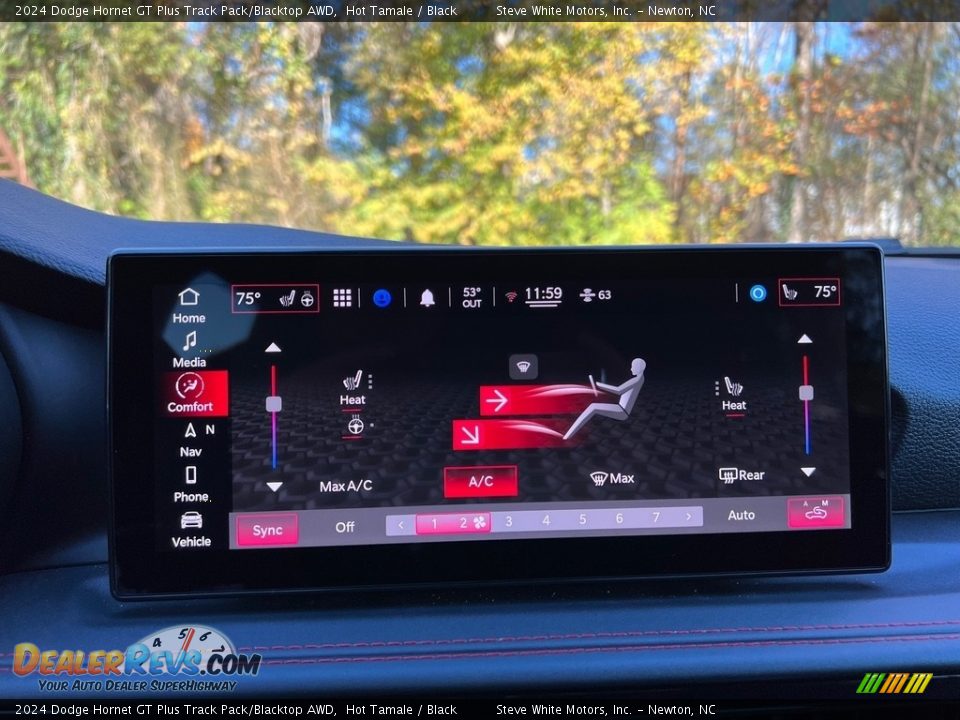 Controls of 2024 Dodge Hornet GT Plus Track Pack/Blacktop AWD Photo #21