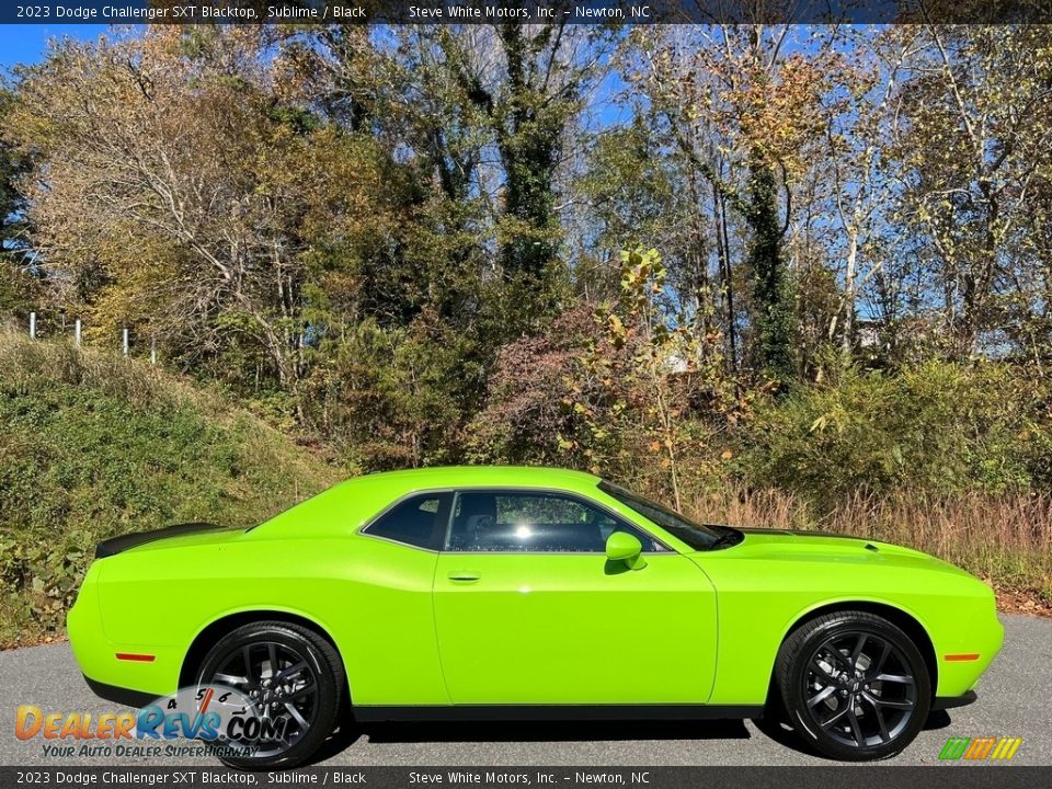 2023 Dodge Challenger SXT Blacktop Sublime / Black Photo #5