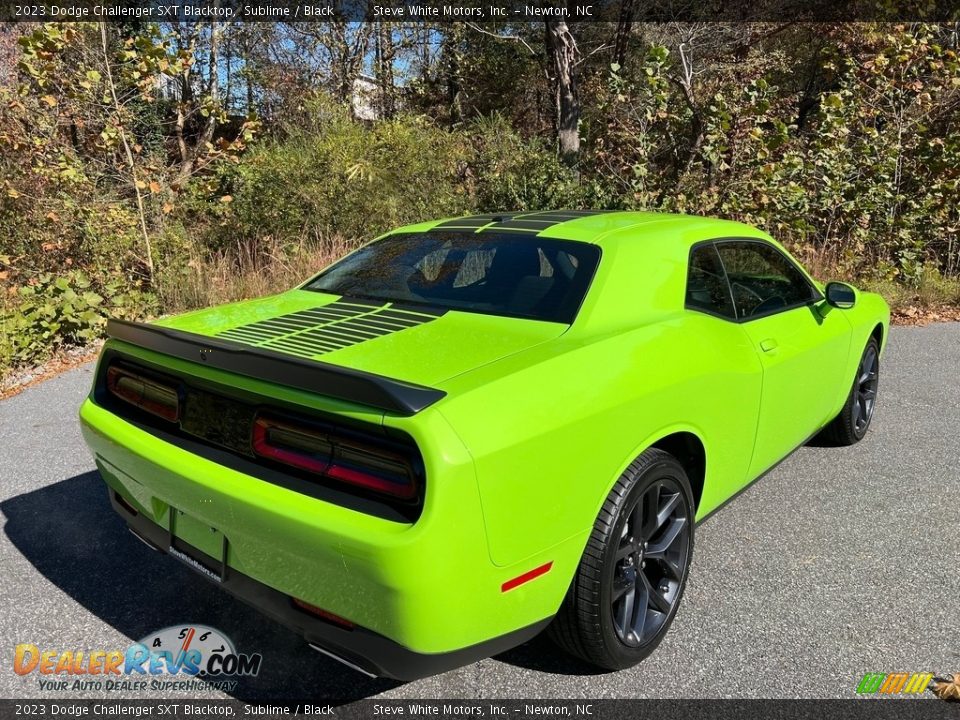 2023 Dodge Challenger SXT Blacktop Sublime / Black Photo #6