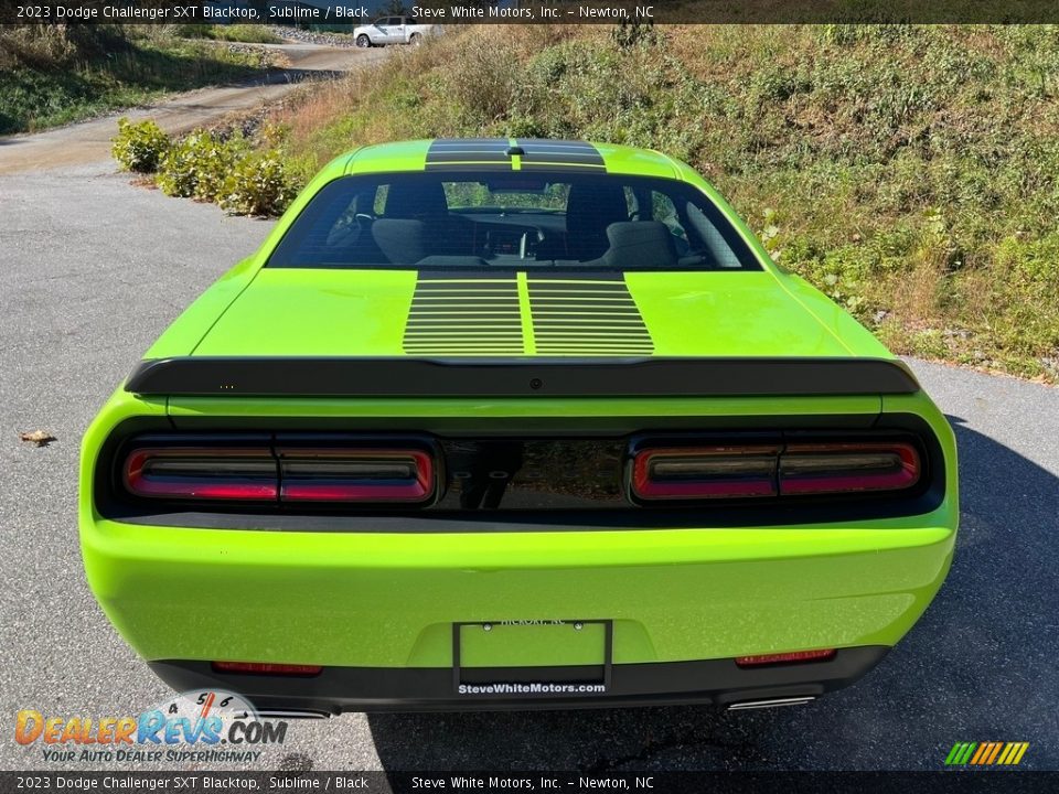 2023 Dodge Challenger SXT Blacktop Sublime / Black Photo #7