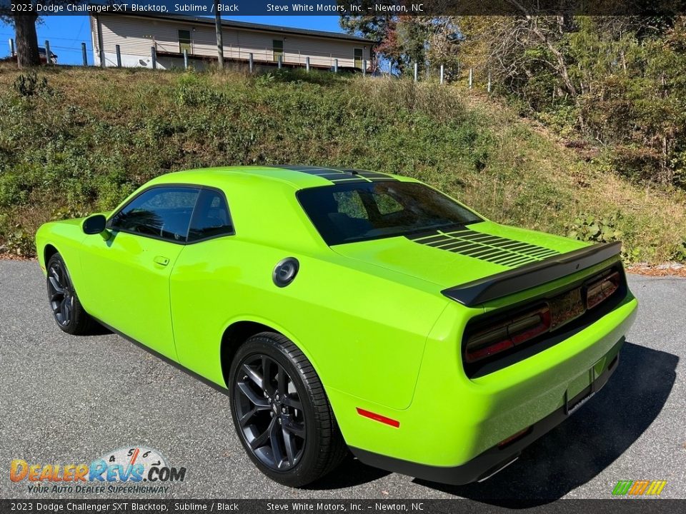 2023 Dodge Challenger SXT Blacktop Sublime / Black Photo #8