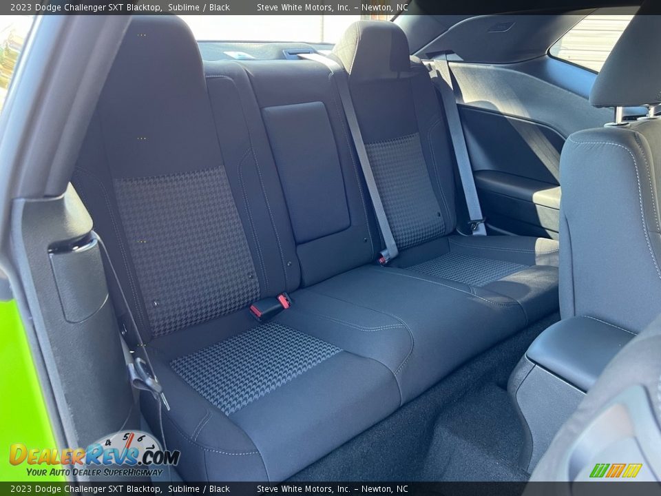 Rear Seat of 2023 Dodge Challenger SXT Blacktop Photo #17