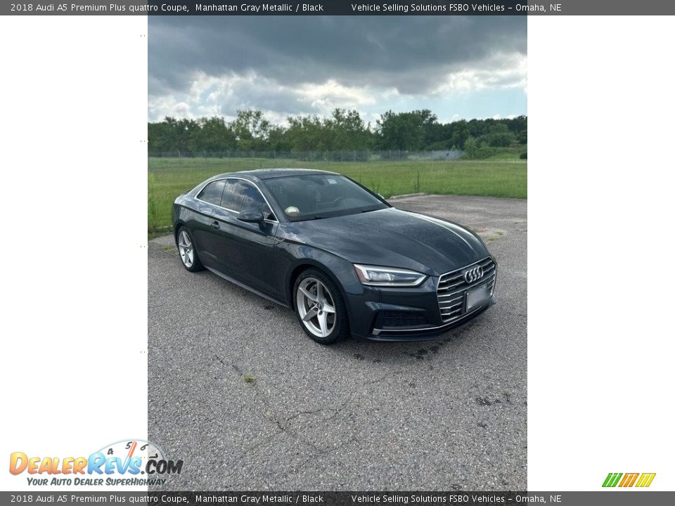 Front 3/4 View of 2018 Audi A5 Premium Plus quattro Coupe Photo #3