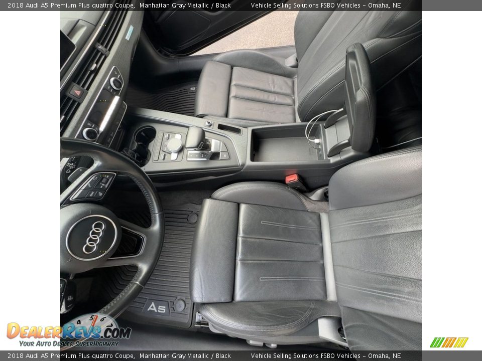 Front Seat of 2018 Audi A5 Premium Plus quattro Coupe Photo #7