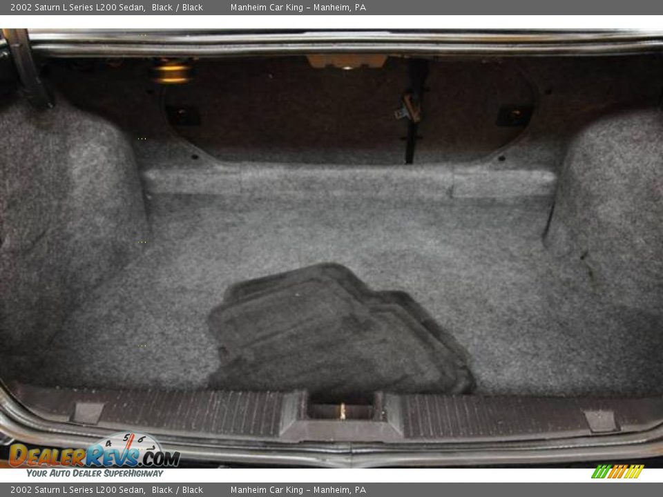 2002 Saturn L Series L200 Sedan Black / Black Photo #15