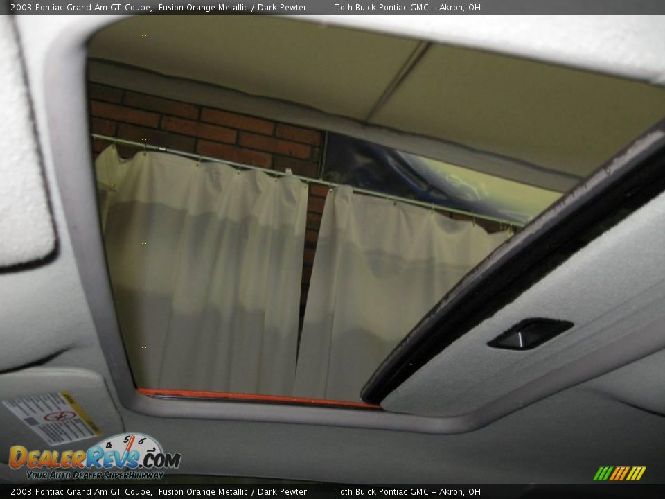 2003 Pontiac Grand Am GT Coupe Fusion Orange Metallic / Dark Pewter Photo #2