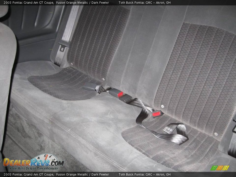2003 Pontiac Grand Am GT Coupe Fusion Orange Metallic / Dark Pewter Photo #8