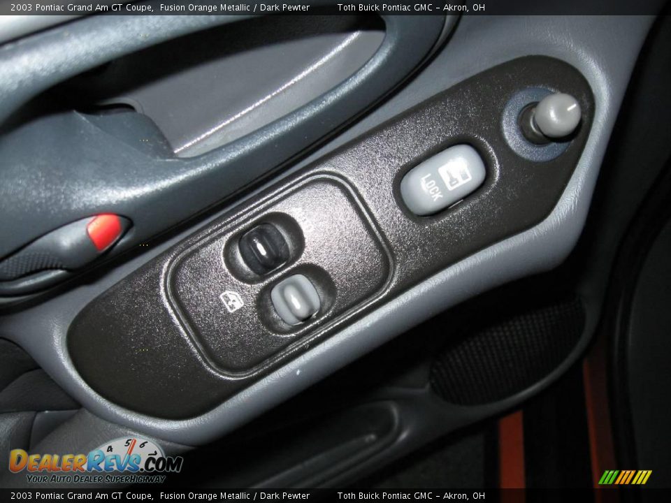 2003 Pontiac Grand Am GT Coupe Fusion Orange Metallic / Dark Pewter Photo #10