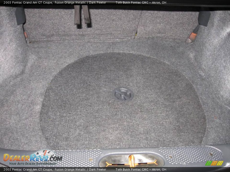 2003 Pontiac Grand Am GT Coupe Fusion Orange Metallic / Dark Pewter Photo #14
