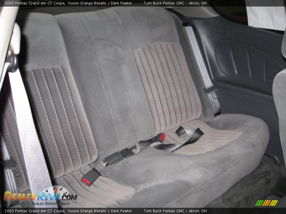 2003 Pontiac Grand Am GT Coupe Fusion Orange Metallic / Dark Pewter Photo #16