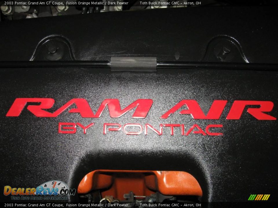 2003 Pontiac Grand Am GT Coupe Fusion Orange Metallic / Dark Pewter Photo #18