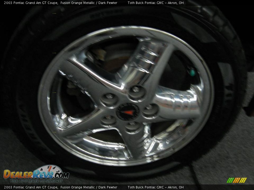 2003 Pontiac Grand Am GT Coupe Fusion Orange Metallic / Dark Pewter Photo #19