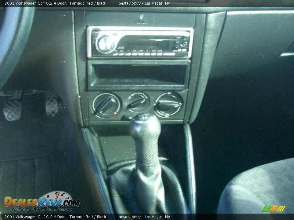 2001 Volkswagen Golf GLS 4 Door Tornado Red / Black Photo #16