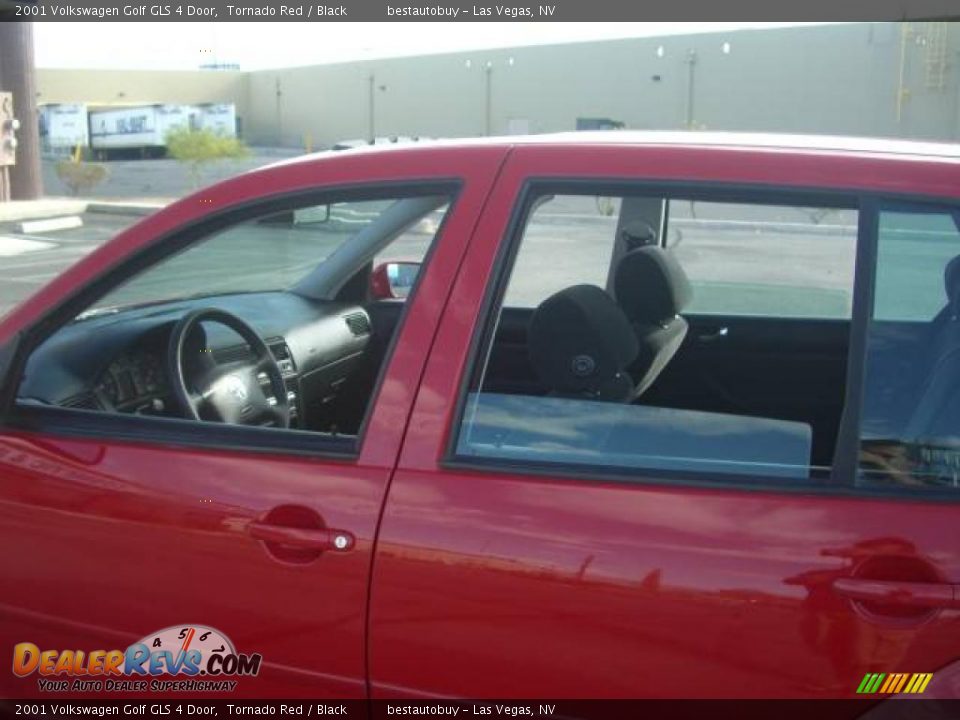 2001 Volkswagen Golf GLS 4 Door Tornado Red / Black Photo #18