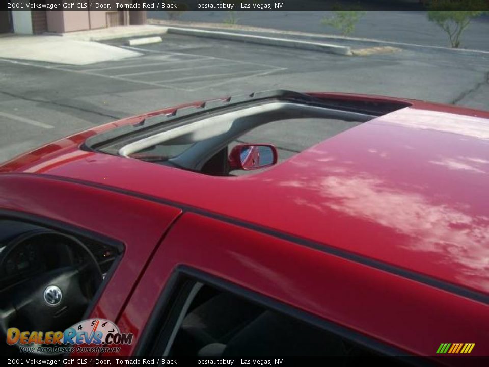 2001 Volkswagen Golf GLS 4 Door Tornado Red / Black Photo #19