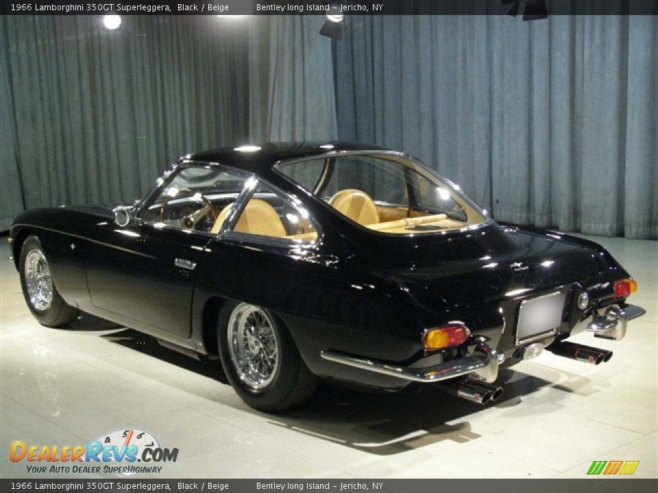 1966 Lamborghini 350GT Superleggera Black / Beige Photo #2