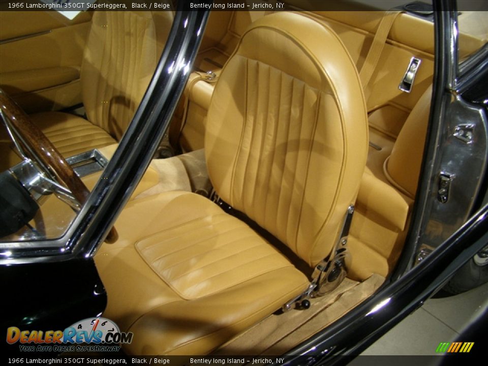 1966 Lamborghini 350GT Superleggera Black / Beige Photo #5
