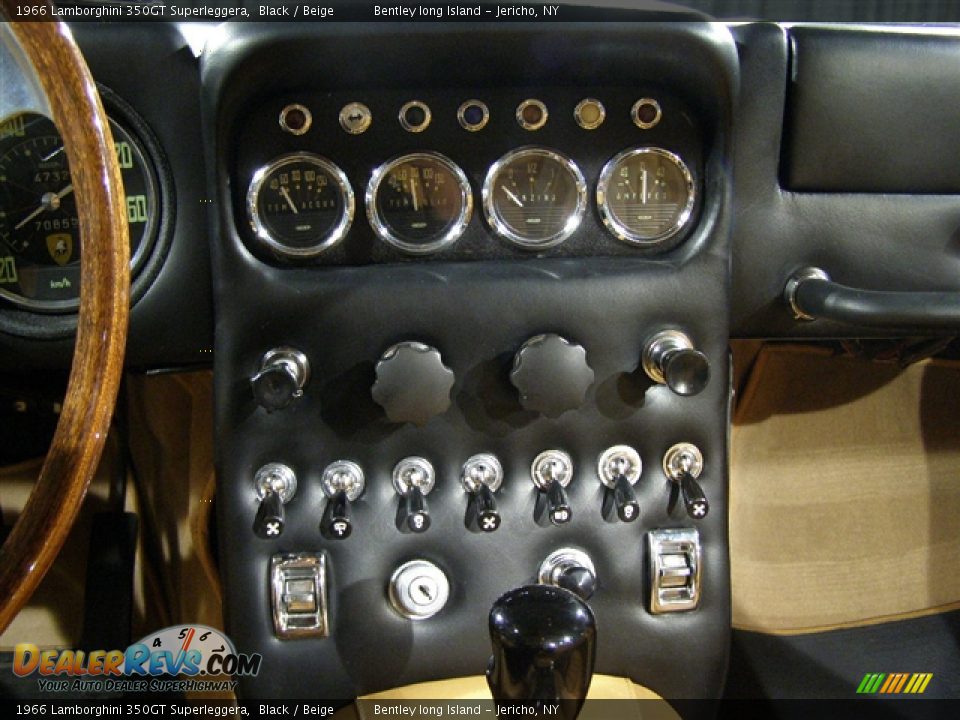 1966 Lamborghini 350GT Superleggera Black / Beige Photo #8