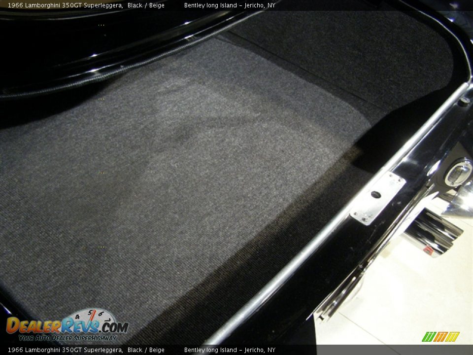 1966 Lamborghini 350GT Superleggera Black / Beige Photo #16