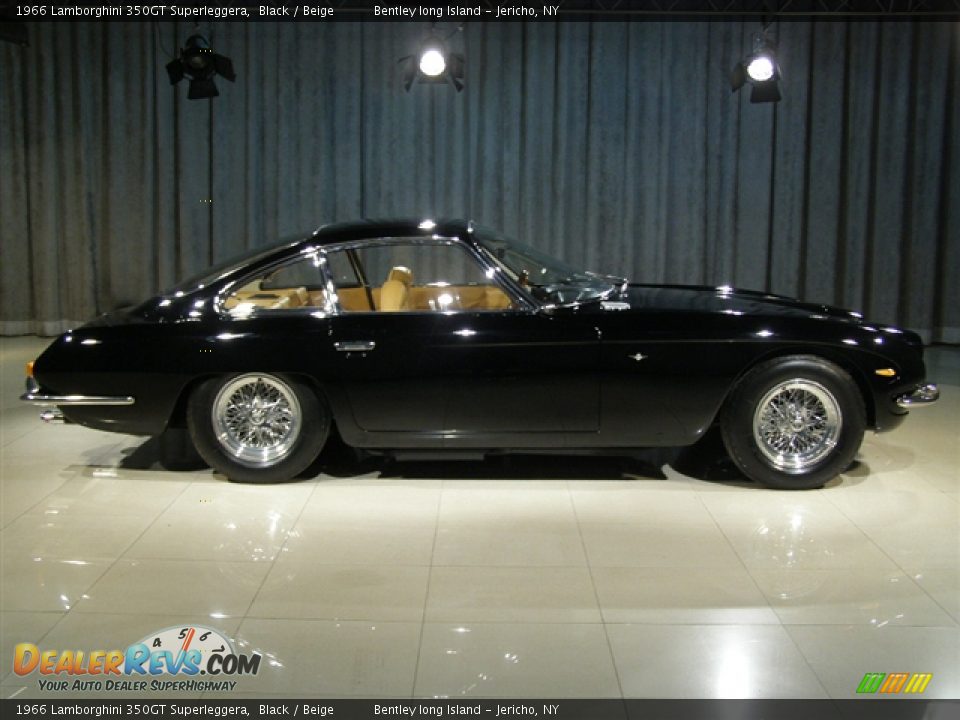 1966 Lamborghini 350GT Superleggera Black / Beige Photo #17