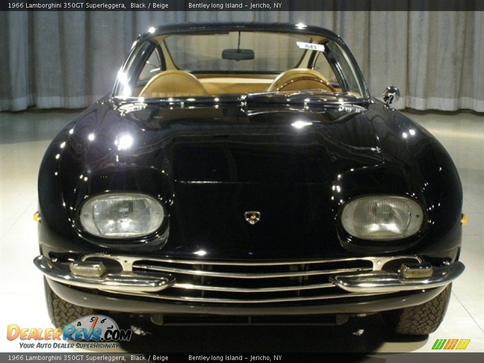 1966 Lamborghini 350GT Superleggera Black / Beige Photo #18