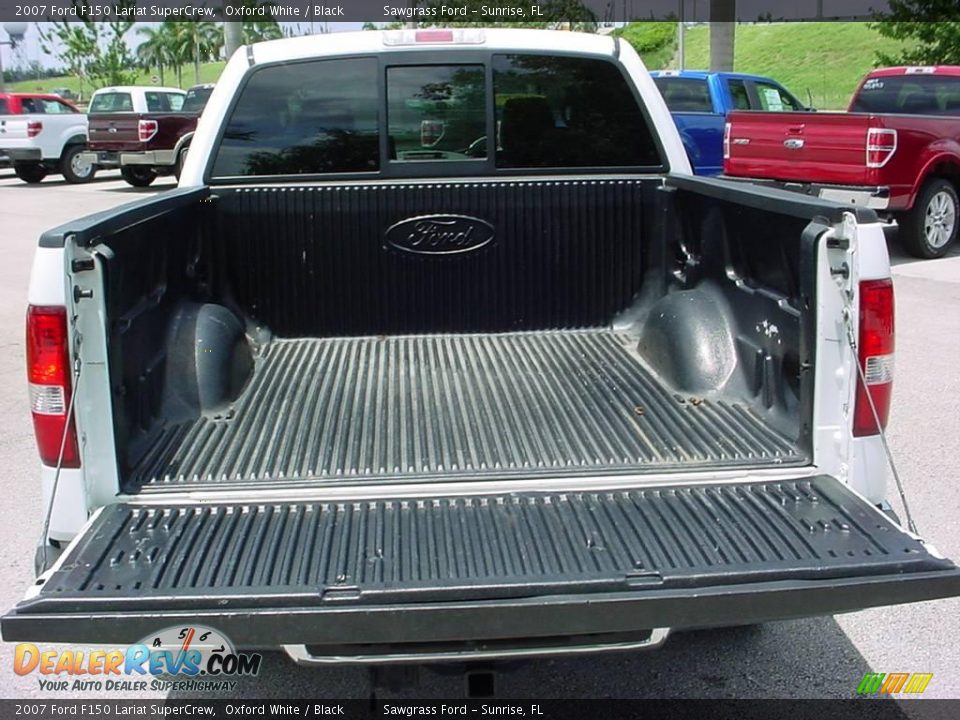 2007 Ford F150 Lariat SuperCrew Oxford White / Black Photo #5