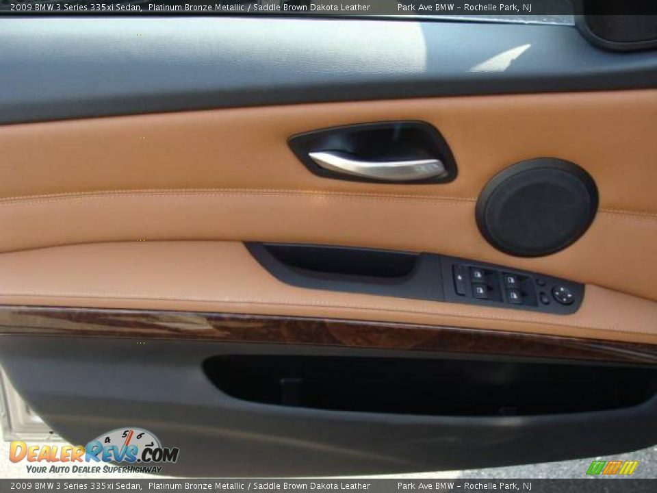 2009 BMW 3 Series 335xi Sedan Platinum Bronze Metallic / Saddle Brown Dakota Leather Photo #9