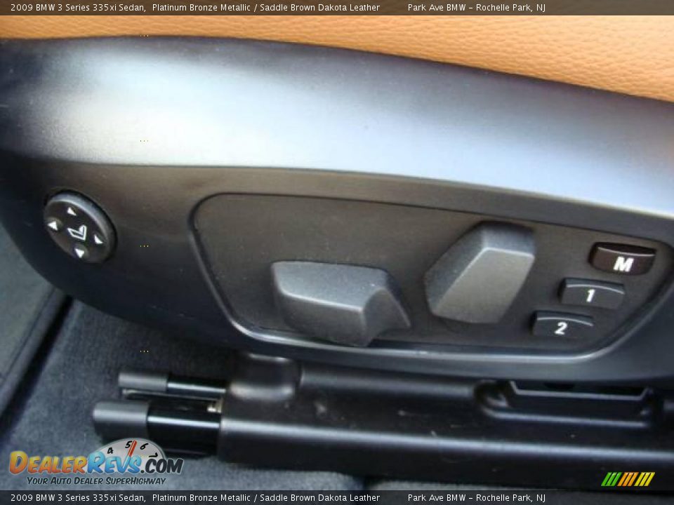 2009 BMW 3 Series 335xi Sedan Platinum Bronze Metallic / Saddle Brown Dakota Leather Photo #11
