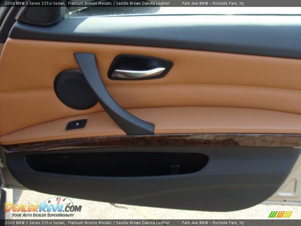 2009 BMW 3 Series 335xi Sedan Platinum Bronze Metallic / Saddle Brown Dakota Leather Photo #21