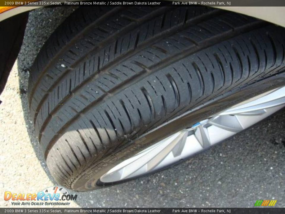 2009 BMW 3 Series 335xi Sedan Platinum Bronze Metallic / Saddle Brown Dakota Leather Photo #24