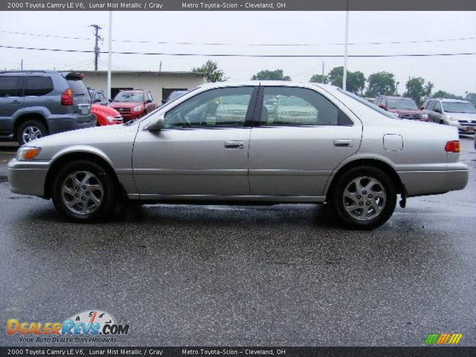 2000 Toyota Camry LE V6 Lunar Mist Metallic / Gray Photo #6