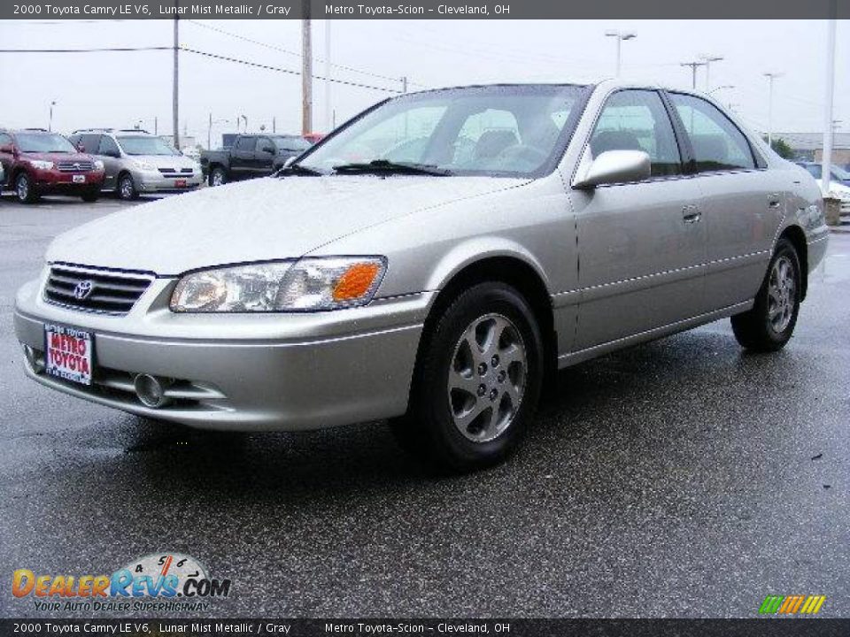 2000 Toyota Camry LE V6 Lunar Mist Metallic / Gray Photo #7