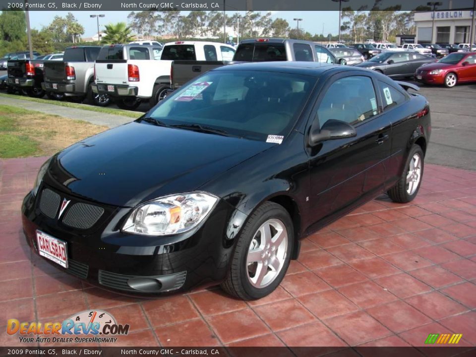 2009 Pontiac G5 Black / Ebony Photo #1