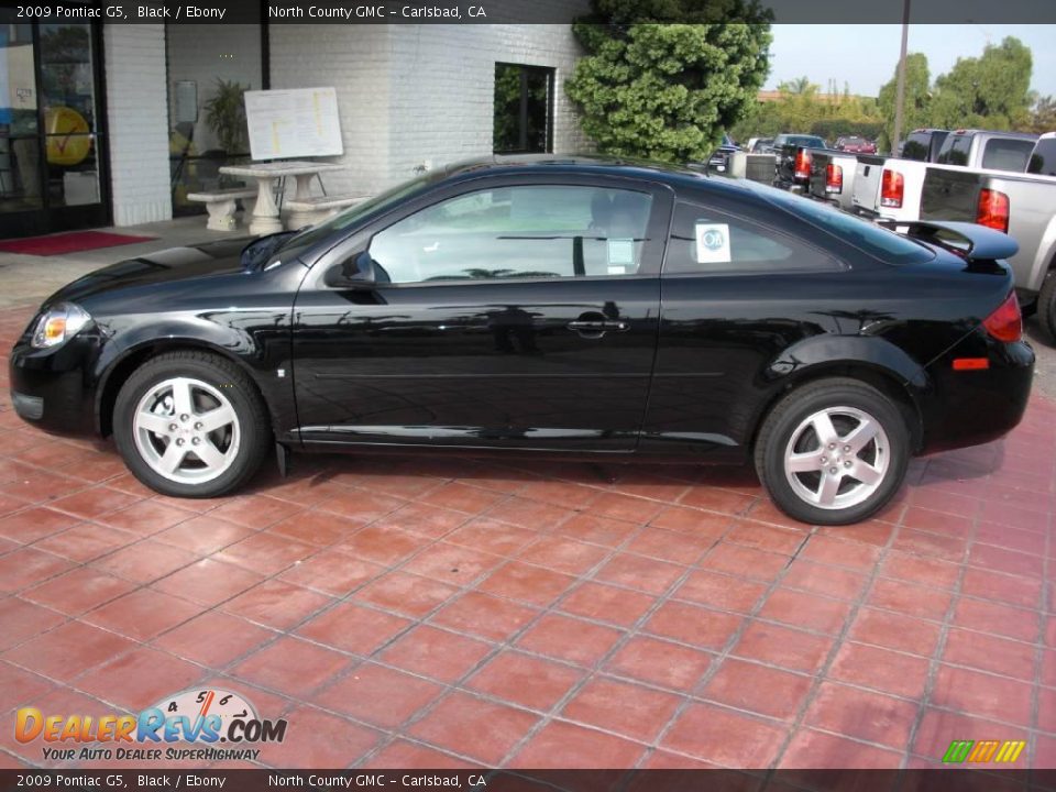 2009 Pontiac G5 Black / Ebony Photo #2