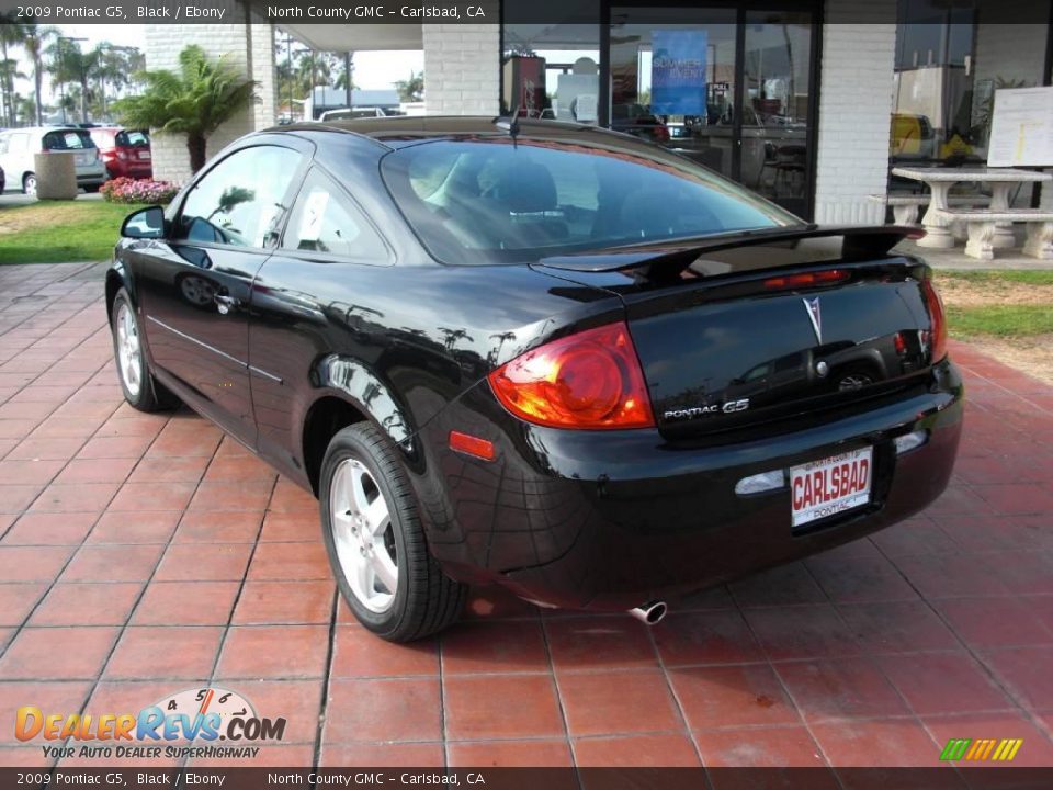 2009 Pontiac G5 Black / Ebony Photo #4