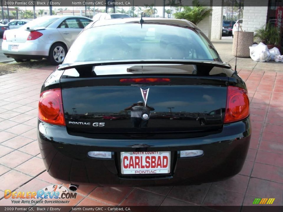 2009 Pontiac G5 Black / Ebony Photo #5
