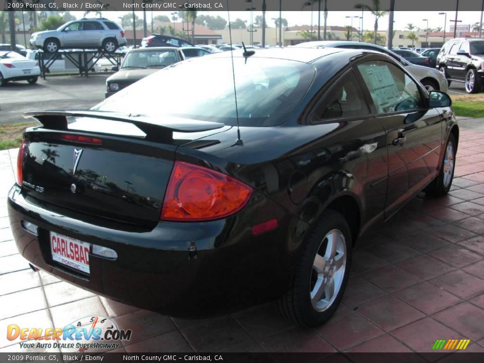 2009 Pontiac G5 Black / Ebony Photo #6