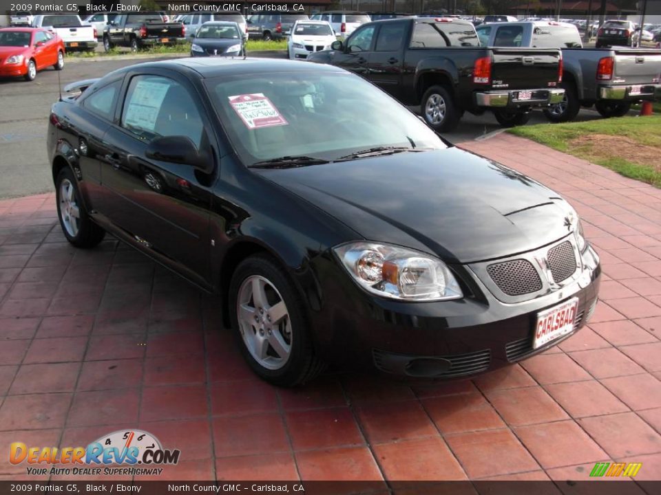 2009 Pontiac G5 Black / Ebony Photo #10